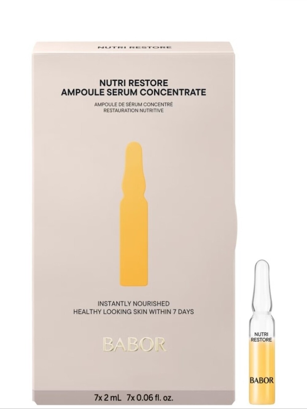 BABOR Nutri Restore Ampoule Serum Concentrate 7x 0.06 Oz